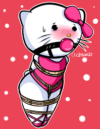 Rule34.dev - bondage catgirl chibi feline hello_kitty  hello_kitty_(character) hello_kitty_(series) kawaii kitty_white oncensored  original rope_bondage sanrio