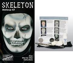 mehron skeleton character makeup kit