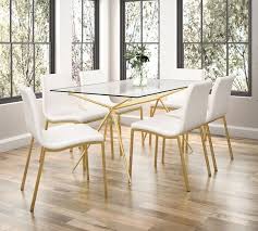 Avery Rectangular Glass Dining Table
