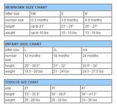 21 Best Size Charts Images Sewing For Kids Baby Sewing