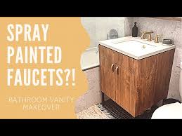 Spray Painted Faucets Easy