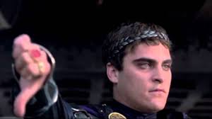 Commodus Gives a Thumbs Down - YouTube