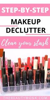 how to declutter your makeup stash a