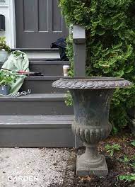 How To Paint A Cast Iron Urn The