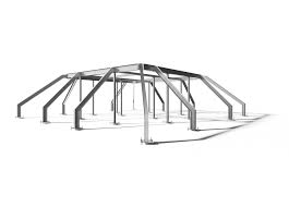 cranked roof frame surrey steels