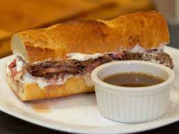french dip steak sandwiches with