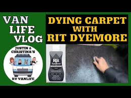 dying rv carpet with rit dye