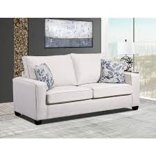 sofa bed with 2 decorative pillows