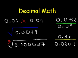 Multiplying Decimals And Dividing