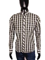 Details About Fred Perry Mens Shirt Tailored Checks Grey Size S