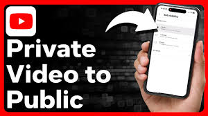 you video from private to public