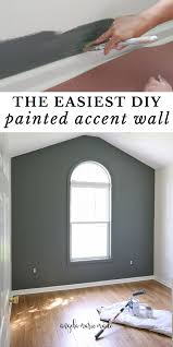 The Easiest Diy Painted Accent Wall