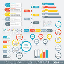 Infographic Elements Data Analysis Charts Graphs