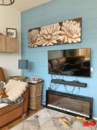 See How This Fireplace Tv Wall