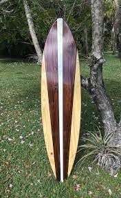 Chocolate Taper Wooden Surfboard Wall