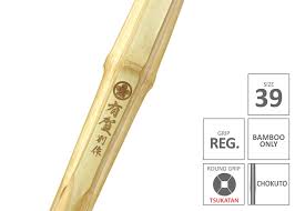 Ariga Bessaku No22 Master Quality Madake Koto Chokuto Shinai Short Grip Bamboo Only Size 39