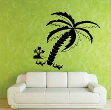 large coconut tree wall decal