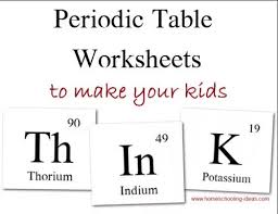 11 effective periodic table worksheets
