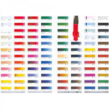 Ara Acrylic Printed Color Chart