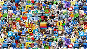 hd wallpaper collection of app icons