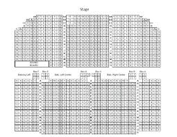 seating chart paramount arts center