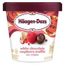 haagen dazs white chocolate raspberry