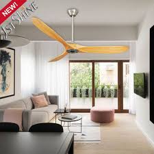 Ce Rohs 3 Blade Solid Wood Ceiling Fan