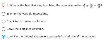 Solving The Rational Equation
