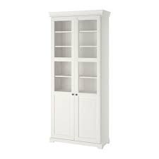 Liatorp Bookcase With Glass Doors White