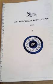 Personalised Astrology Natal Birth Chart Report Printed