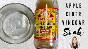 apple cider vinegar soak for healthy