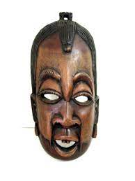 Tribal Wood Crafted Mask Wall Art Decor