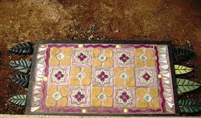 hand made magic carpet tile floor rug