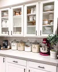 Upper Kitchen Cabinets With Glass Doors