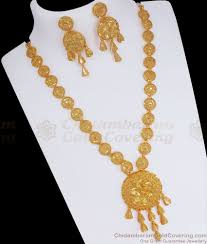 dubai gold plated necklace earring