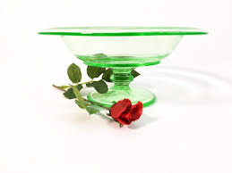 Green Depression Glass Tablescape Dish
