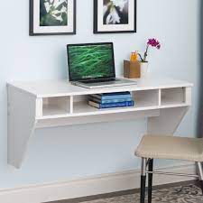 Wall mounted desks serve as a solution for a number of different design challenges. 1x High Quality Wall Mount Floating Folding Computer Desk Home Office Pc Table Desks Home Office Furniture Furniture