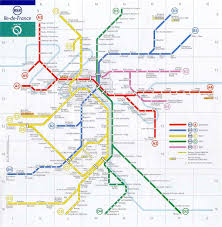 paris rer stations map