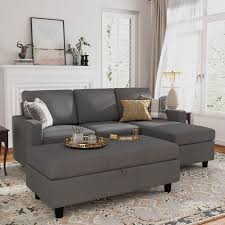 Honbay Reversible Sectional Couch With