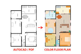 floor plan with furniture layout