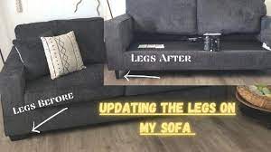 changing legs on sofa you
