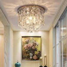 Round Led Crystal Ceiling Lamp Lamps
