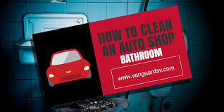 how to clean an auto bathroom