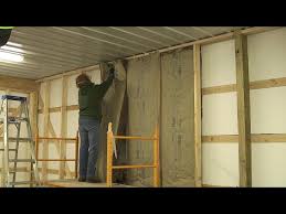 Pole Barn Inside Walls And Insulation