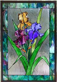 160 stained glass iris ideas in 2021