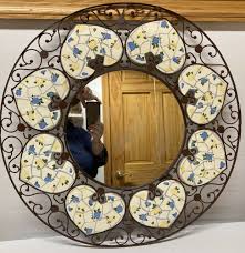 Ceramic Round Home Décor Mirrors For
