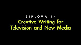Diploma in Creative Writing for TV and New Media   CASS     Anja Stang
