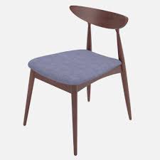 Barron Fabric Dining Chairs 3d Model