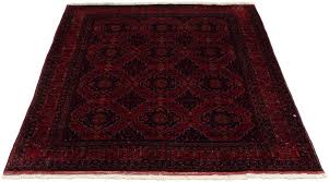 super fine turkmen afghan wool rug