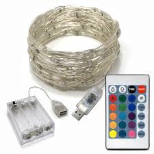Rtgs 80 Multi Color Changing Led String Lights Usb Powered On 24 Feet Rtgs Products